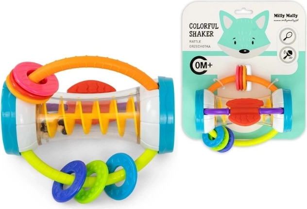 Zornăitoare și jucărie de dentiție Milly Mally Colorful shaker