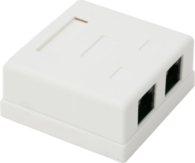 Priză de perete dublă RJ45 UTP Cat.5