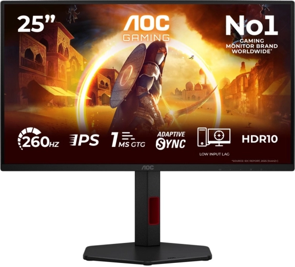 Monitor de gaming AOC 25G4ZR 24,5" Fast IPS 260 Hz cu pivot