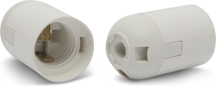 Soclu alb din plastic E27
