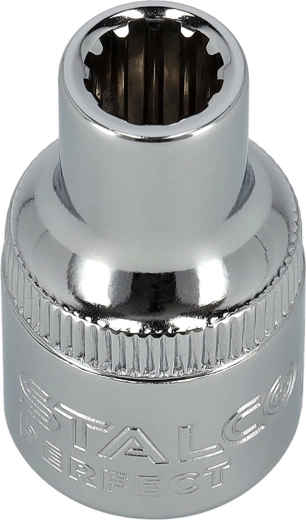 Stalco 1/2" cap tubular SPLINE 12 laturi 11 mm CrV
