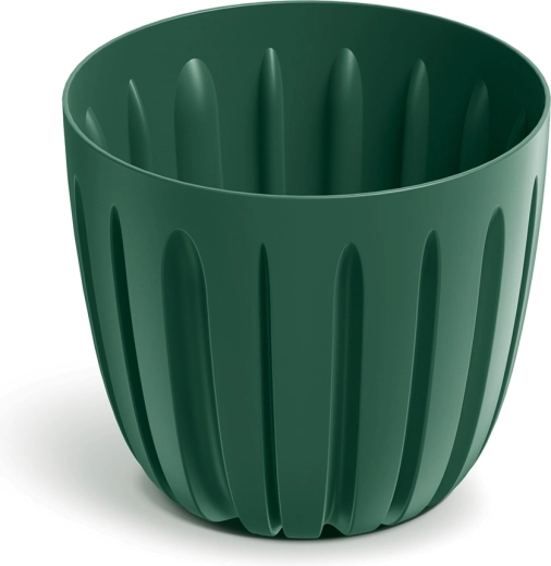 Ghiveci Wario 13,8 cm verde închis din plastic