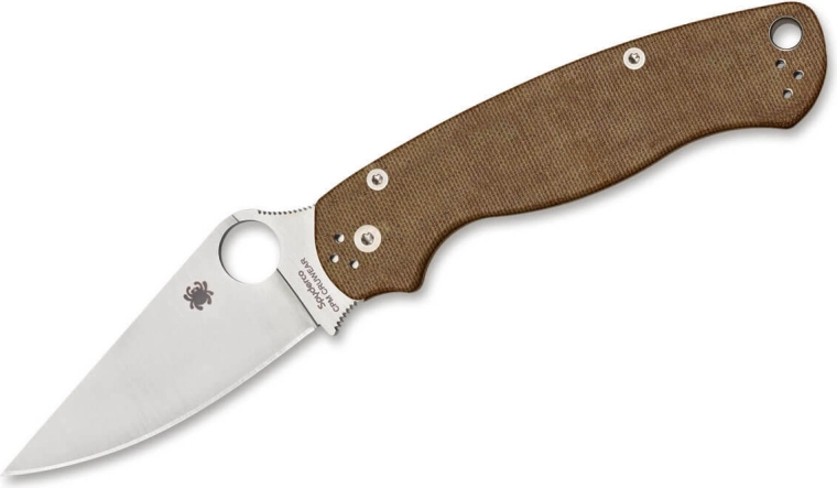 Spyderco Para Military 2 cuțit de buzunar cu micarta maro 8,8 cm