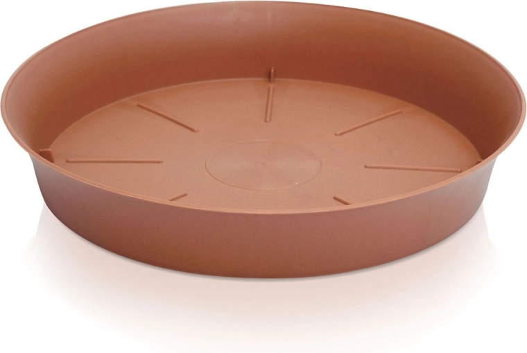 Farfurie din plastic pentru ghiveci 13,2 cm teracotă