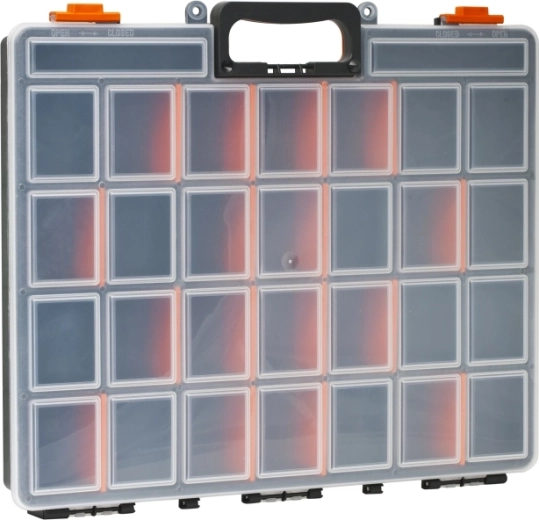 Organizator din plastic cu compartimente variabile 470 × 400 × 60 mm