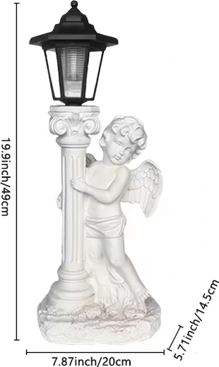 Lampă solară de grădină cu îngeraș 49 cm