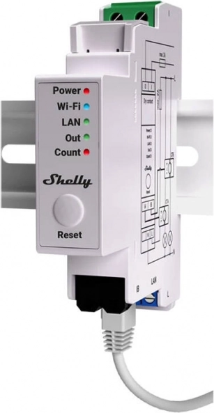 Contor inteligent de consum de energie SHELLY Wi‑Fi/LAN