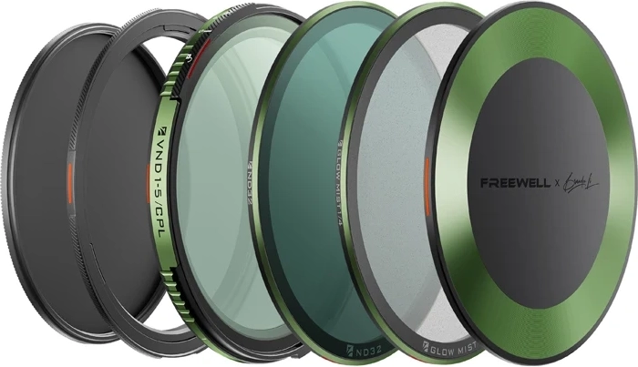 Set de filtre variabile ND/CPL Freewell Brandon Li 82 mm