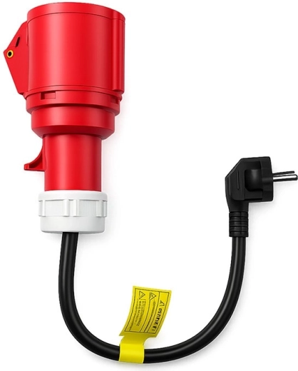 Adaptor de alimentare CEE 16A 5P la Schuko 230 V pentru încărcătoare EV