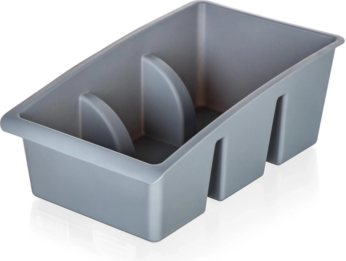 Organizator pentru condimente pentru sertar 25 × 15 × 9 cm, plastic gri
