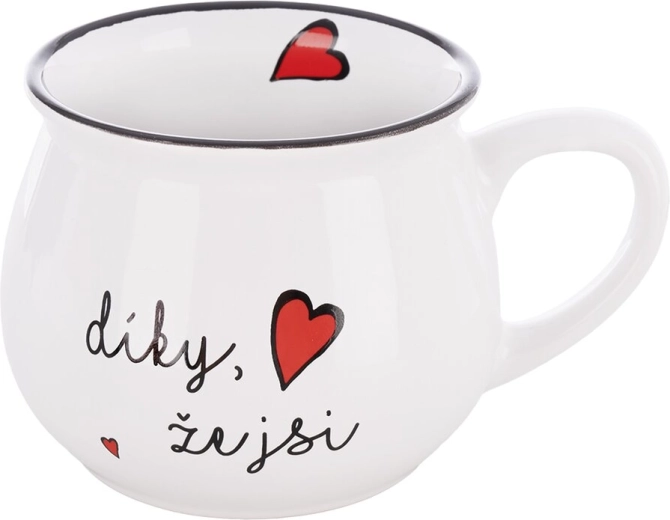 Cană ceramică „Mulțumesc că exiști” 300 ml