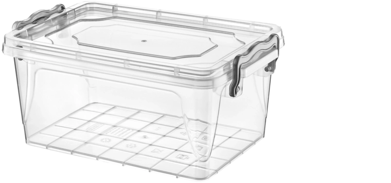 Cutie de depozitare dreptunghiulară 3 l cu capac