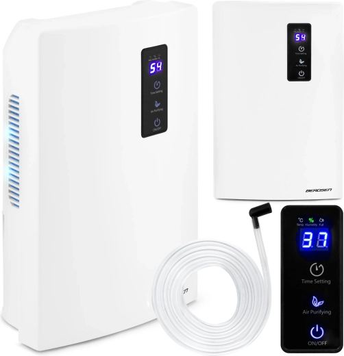 Berdsen dezumidificator de aer cu purificare UV BR-20, rezervor 2 l, funcționare silențioasă
