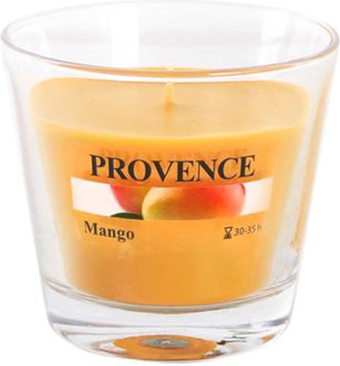 Lumânare parfumată în pahar PROVENCE mango 35 de ore