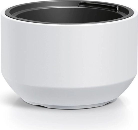 Ghiveci cu inserție 29,8 cm alb – înveliș modern din plastic pentru plante