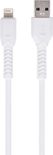 Maxlife cablu USB–Lightning 1 m alb