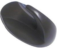 Cârlige ovale autoadezive maro (2 buc.)