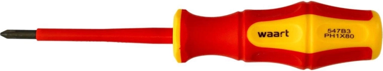 Șurubelniță în cruce izolată PH1 × 80 mm VDE