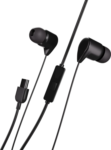 Căști Maxell BASS 13 cu conector USB-C, negre