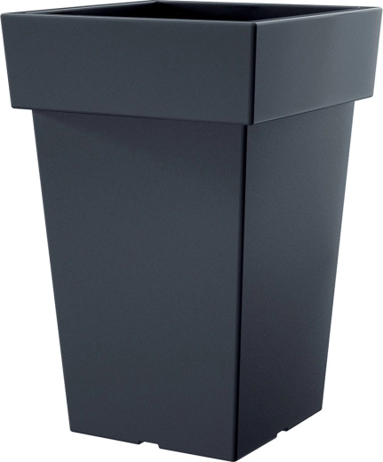 Ghiveci înalt pătrat Lofly Square 28,9 × 28,9 × 43,9 cm antracit