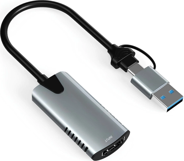Placă de captură video HDMI Renew Force 2v1 (USB-A/USB-C) - 1 bucată