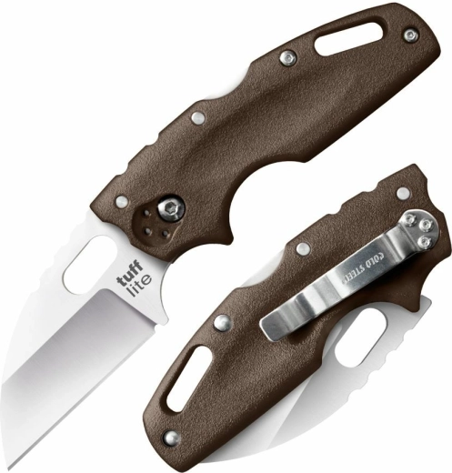 Briceag de buzunar Cold Steel Tuff Lite plain dark earth