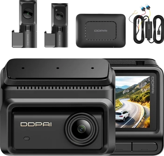 DDPAI Z90T 4G cameră auto de bord cu 3 canale