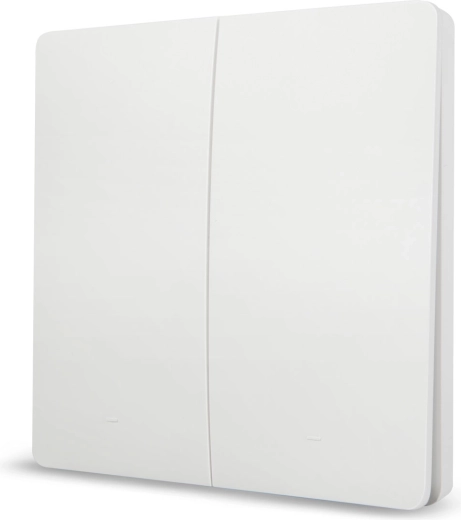 Buton de perete wireless Delight Kinetic cu 2 circuite