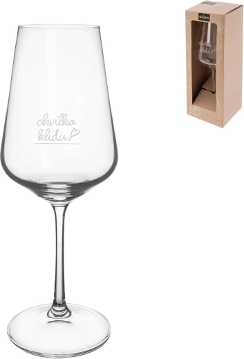 Pahar de vin Chvilka klidu 0,45 l