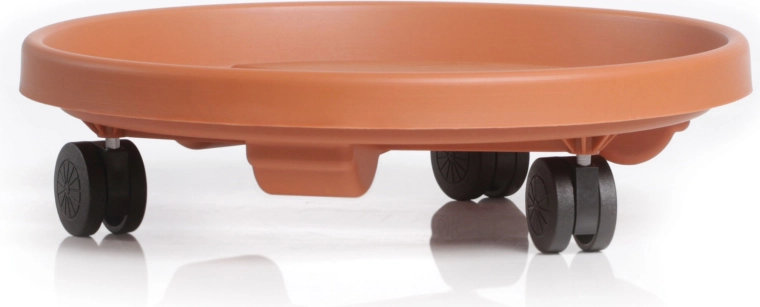 Tavă pentru ghiveci cu roți teracotă 30,5 cm Rondo