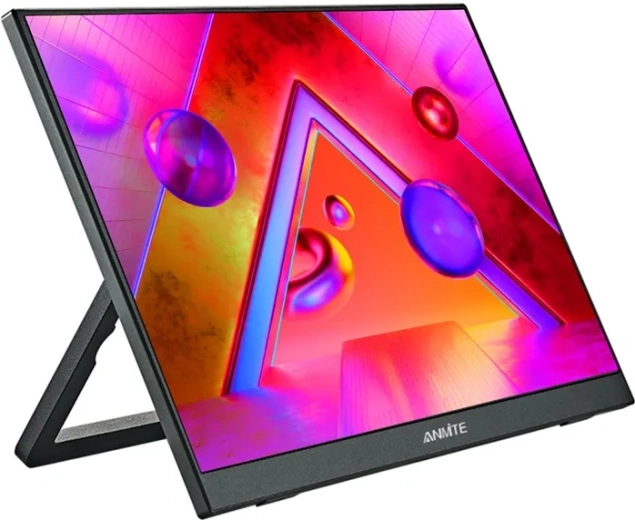 Monitor portabil tactil Anmite 14" Full HD IPS