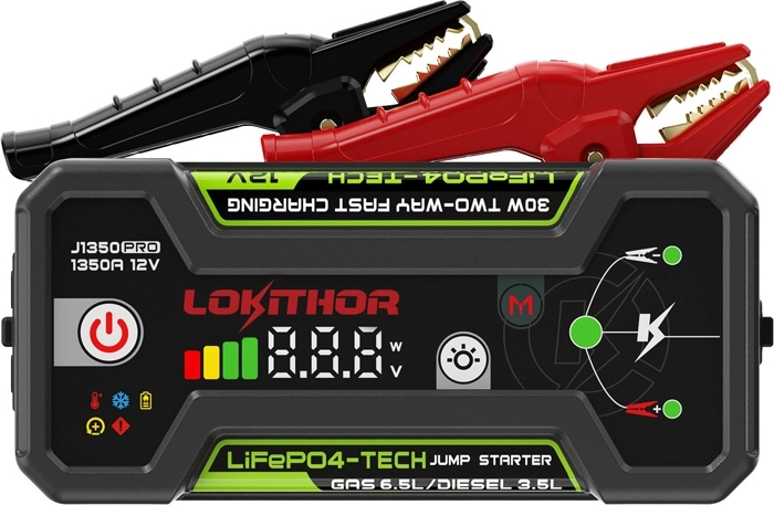 Sursă de pornire LOKITHOR J1350 Pro 25,6 Wh