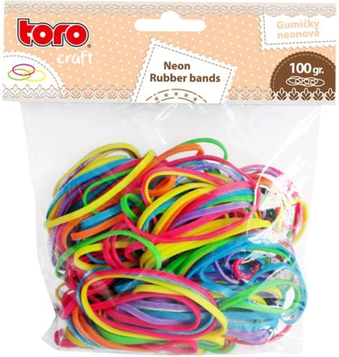 Benzi elastice neon pentru păr și brățări 100 g