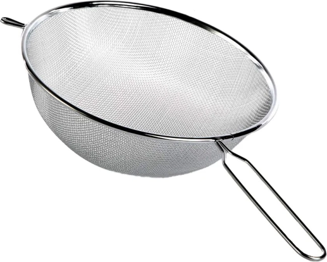 Strecurătoare de bucătărie din metal cu mâner 23 cm