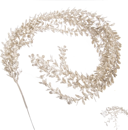 Ghirlandă din plastic aurie 88 cm (2 variante)