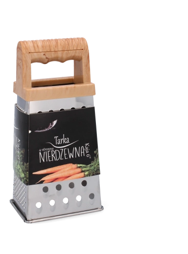 Răzătoare KAJA din oțel inoxidabil, cu patru fețe, 18 cm