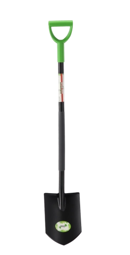 Lopată de grădină ascuțită cu coadă din oțel de 120 cm