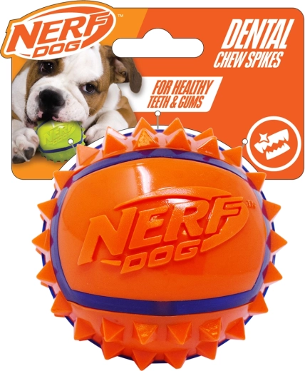 Nerf Dog minge țepoasă pentru câini 9 cm