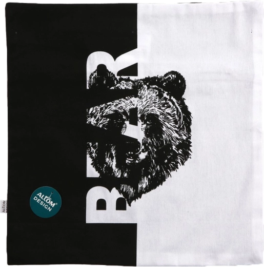 Husă decorativă pentru pernă 40 × 40 cm animale sălbatice Bear