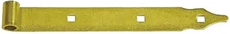 Balama de tip bandă 400 × 35 × 4,0 mm, diametrul axului 13 mm, galvanizată galben