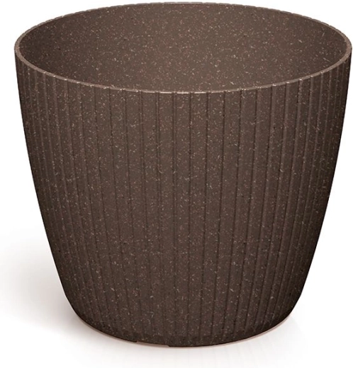 Ghiveci Lamia Eco Wood 11,9 cm – cafea