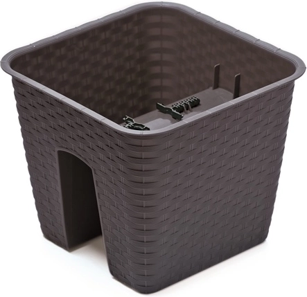 Ghiveci de balcon Ratolla 28 cm antracit