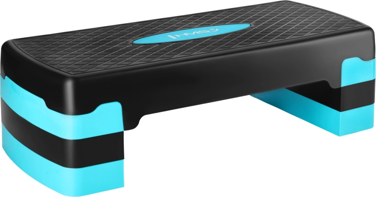 Step pentru aerobic HMS AS002 negru-albastru