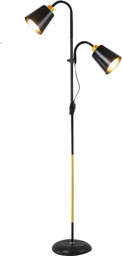 Lampă de podea Floer 90 2×E27, înălțime 154–191 cm