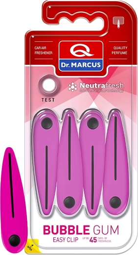 Odorizant auto Dr. Marcus Easy Clip Bubble Gum