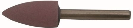Corp abraziv ogival 16 × 32 mm cu coadă de 6 mm, granulație 60