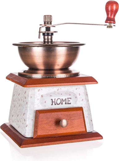 Râșniță manuală de cafea HOME din ceramică și metal