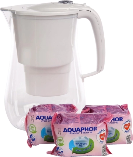 Carafă filtrantă Onyx 4,2 l albă + 3× filtru cu magneziu