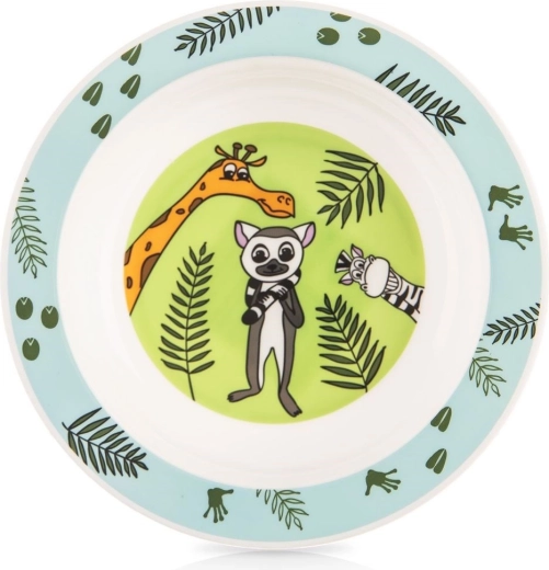 Farfurie adâncă pentru copii Safari, 16 cm, 350 ml