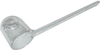 Lingură de măsurare pentru cafea din plastic transparent